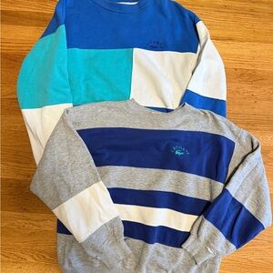 Lot of 2 Vintage Lacoste Crewneck Sweatshirts, size M